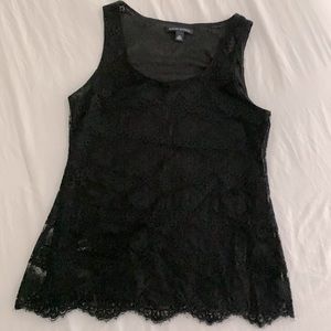 Banana republic lace shell